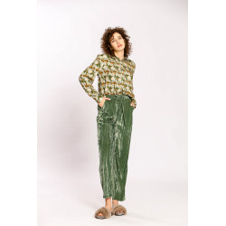 Pantalon velours uni