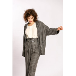 Blazer à rayures