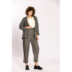 Blazer à rayures