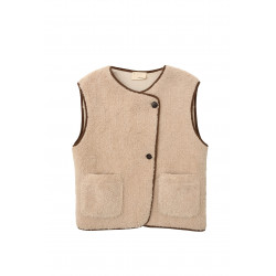 Gilet effet fourrure