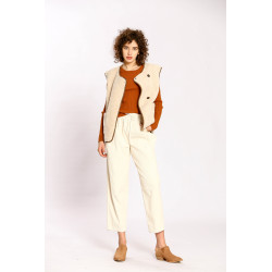 Gilet effet fourrure
