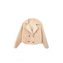 Veste effet fourrure