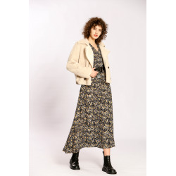 Veste effet fourrure