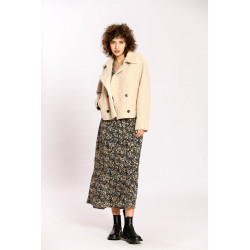 Veste effet fourrure