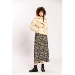 Veste effet fourrure