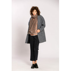Manteau Oversize en Jacquard