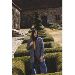 Manteau Oversize en Jacquard