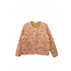 Manteau matelassé imprimé
