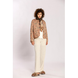 Manteau matelassé imprimé