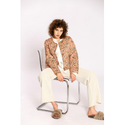 Manteau matelassé imprimé
