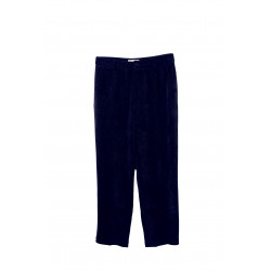Pantalon velours 3/4 uni