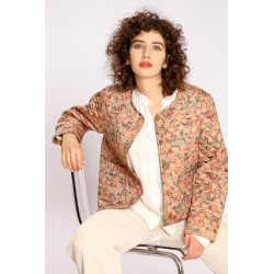 Manteau matelassé imprimé