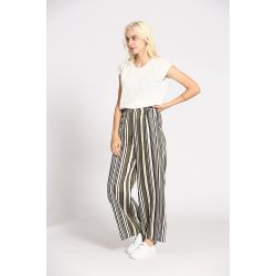 Pantalon imprimé rayure