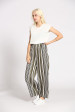 Pantalon imprimé rayure