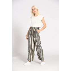 Pantalon imprimé rayure