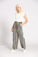 Pantalon imprimé rayure