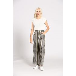 Pantalon imprimé rayure
