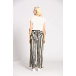 Pantalon imprimé rayure