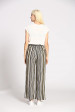 Pantalon imprimé rayure