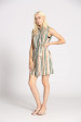 Robe imprimé rayure