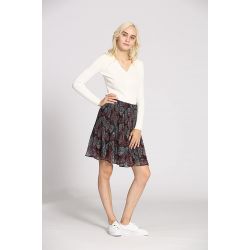 Pull maille côtelée