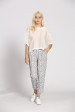 Pantalon coton fleuri