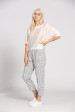 Pantalon coton fleuri
