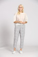 Pantalon coton fleuri