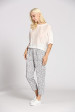Pantalon coton fleuri