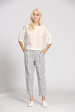 Pantalon coton fleuri