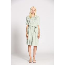 Robe jacquard uni