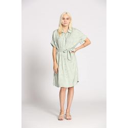 Robe jacquard uni
