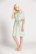 Robe jacquard uni