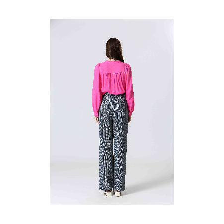 Blouse coton jacquard