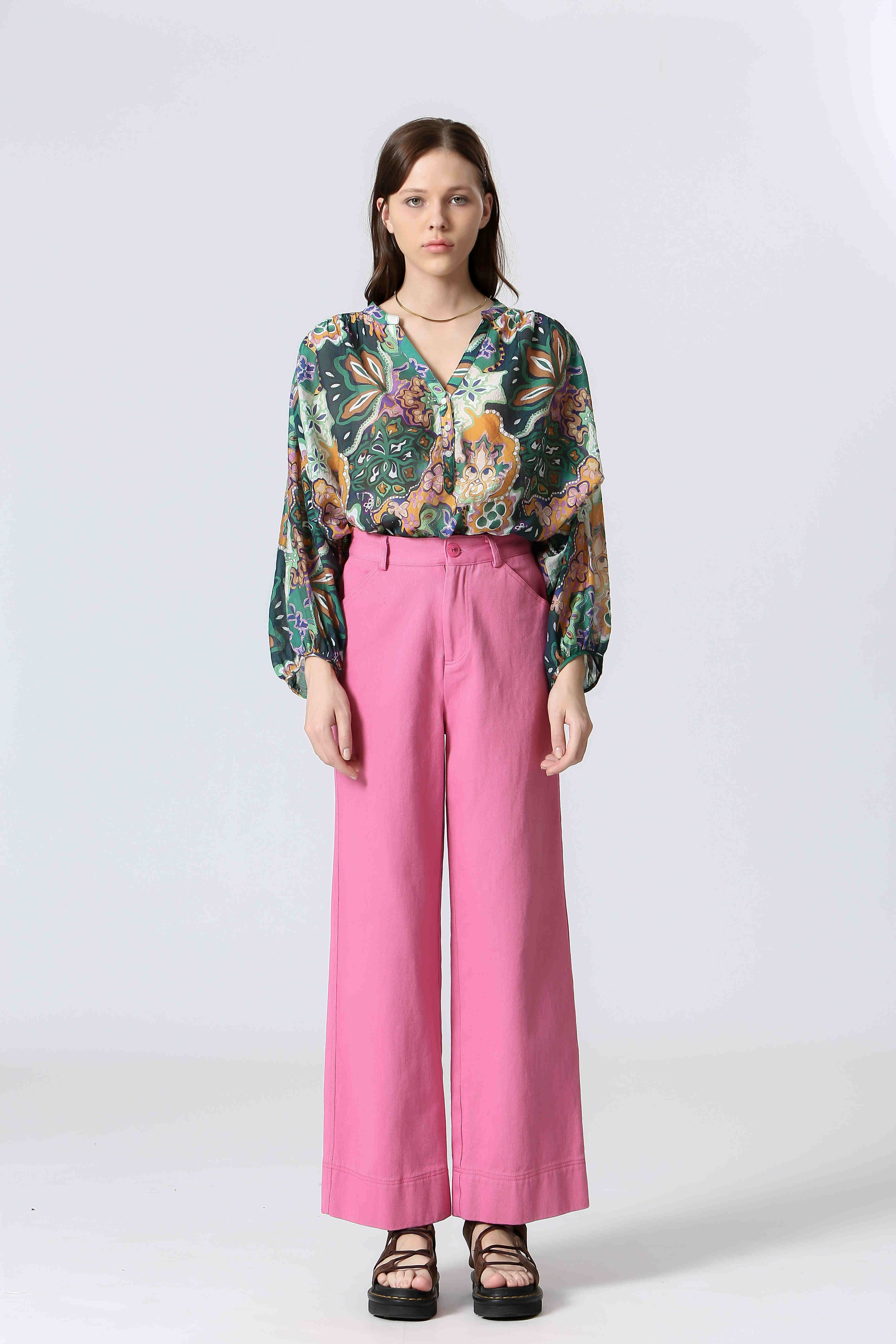 Blouse motif viscose