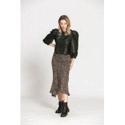 Top simili cuir