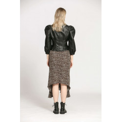 Top simili cuir