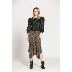 Top simili cuir