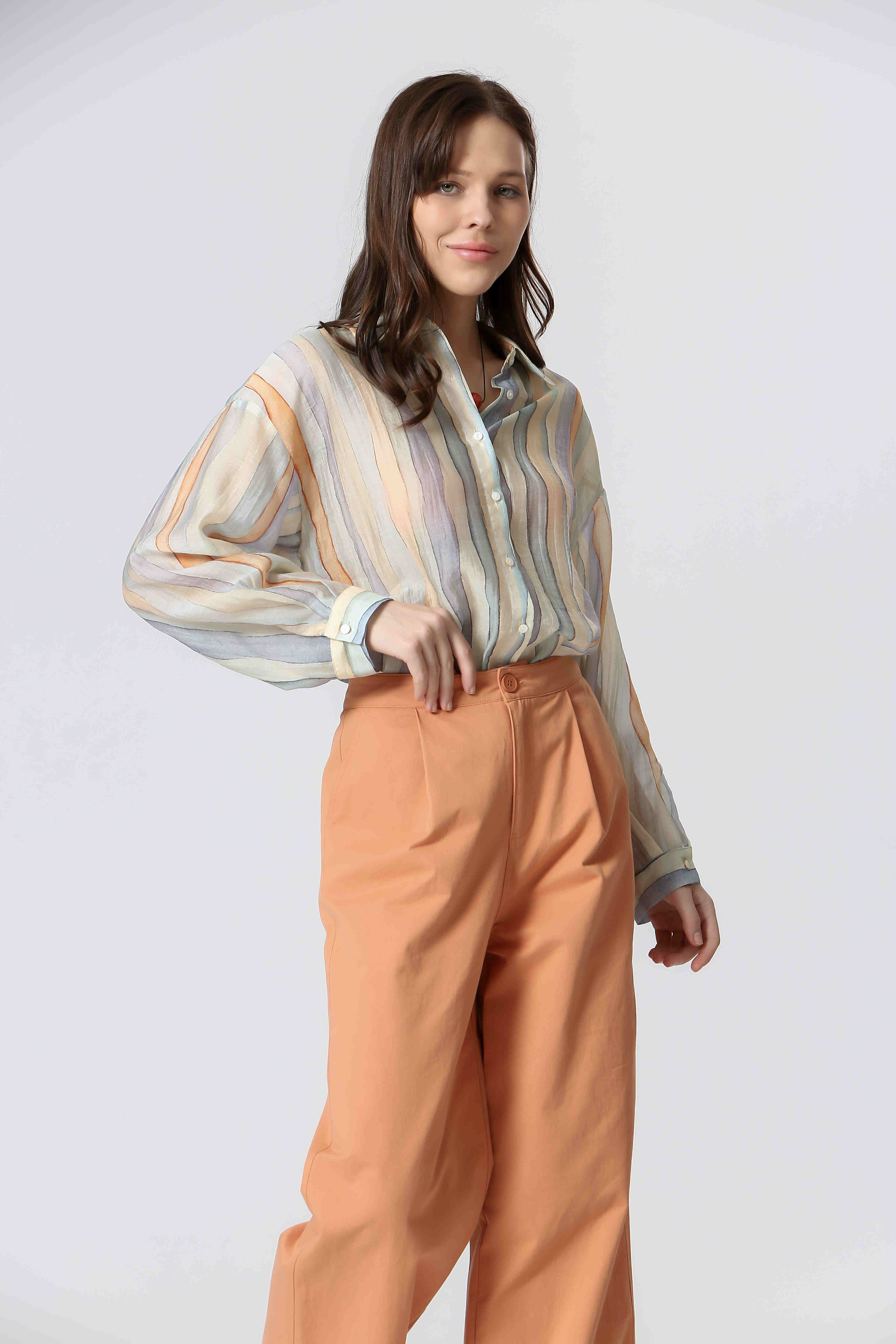 Blouse fluide imprim