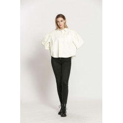 Top uni jean coton