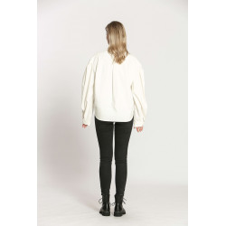 Top uni jean coton