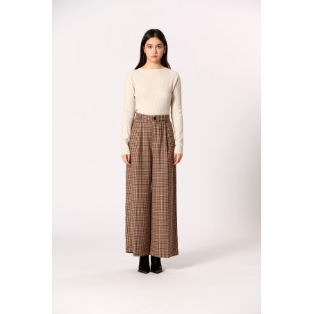 Pantalon à carreaux