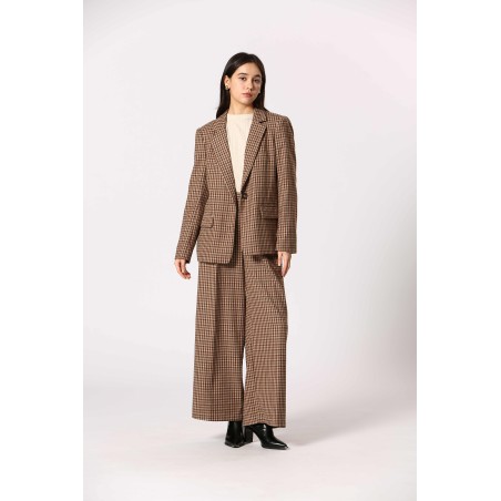 Pantalon à carreaux