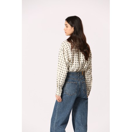 Chemise à pois