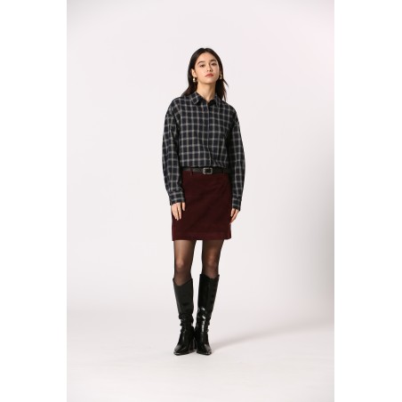 Chemise à carreaux