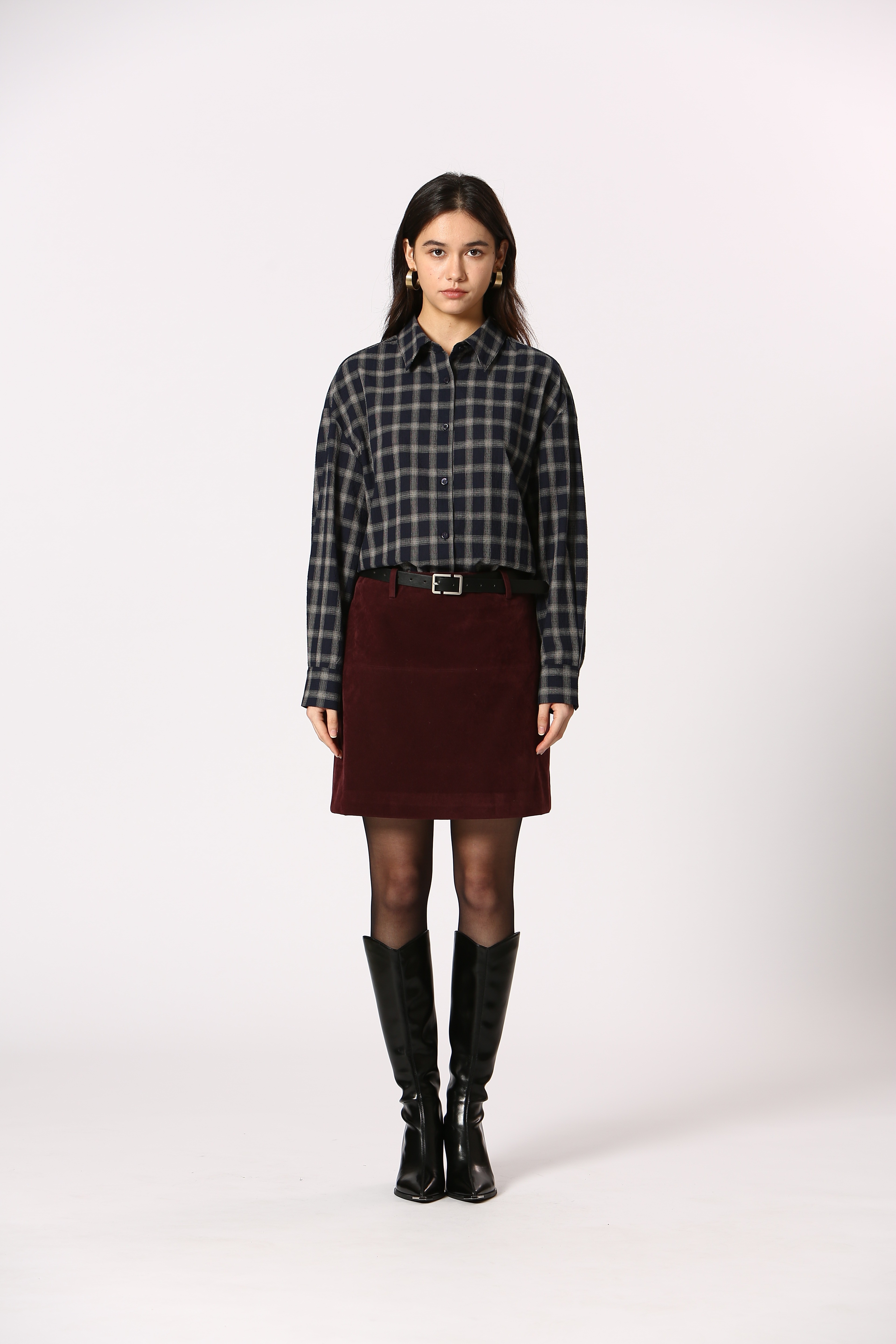 Chemise à carreaux