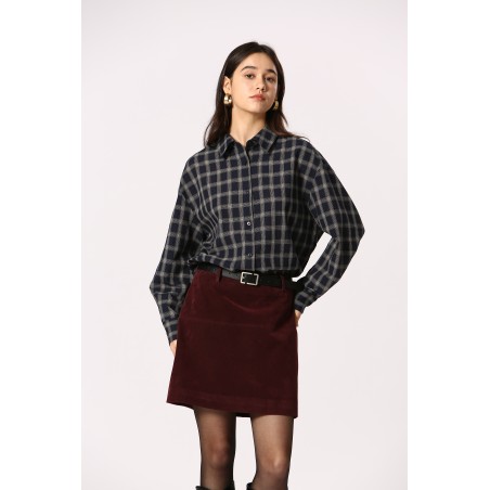 Chemise à carreaux