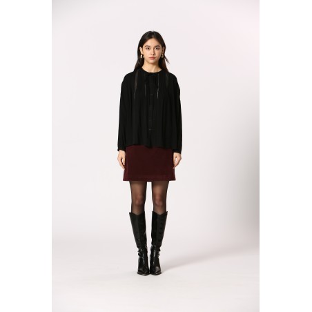 Blouse à galons ajourés