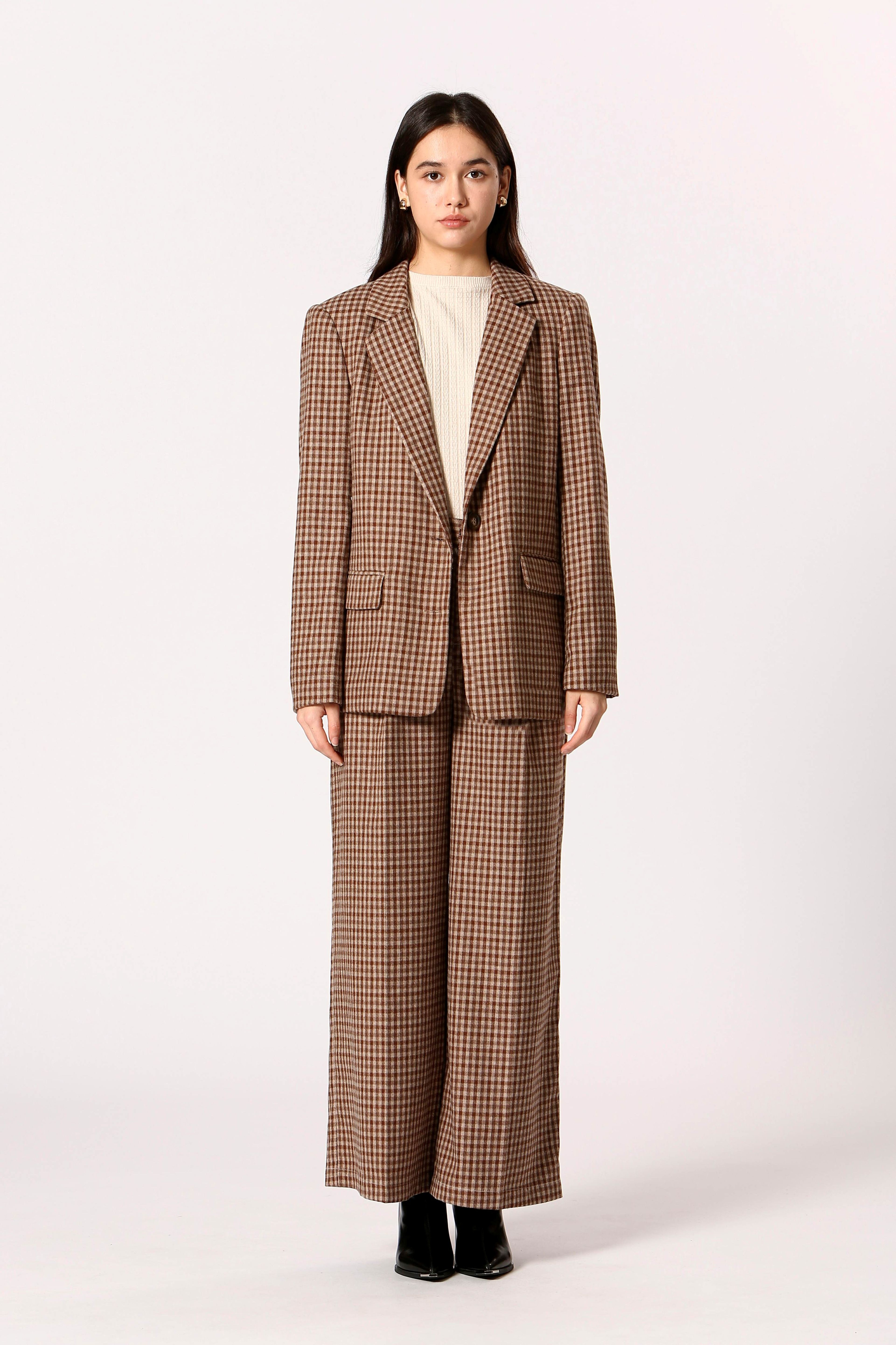 Veste à carreaux