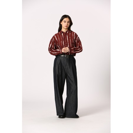 Chemise imprimé rayures